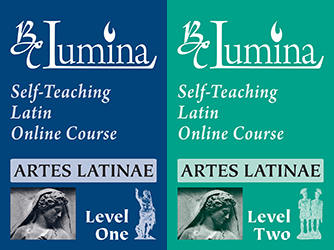 Lumina Artes Latinae Levels 1 and 2 covers